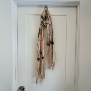 Burberry Style Summer Scarf( crinkle gauze)